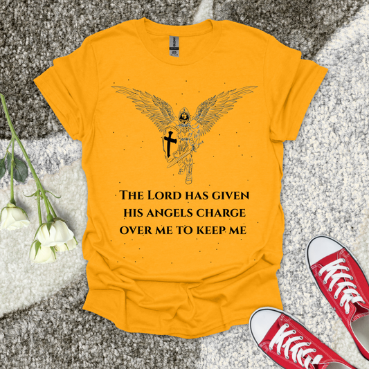 Angels Cover Me - Christian T-Shirt – Faith Graphic Tee