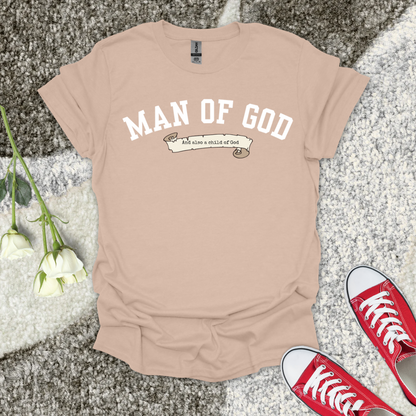 Man of God – Christian Father’s Day T‑Shirt Gift