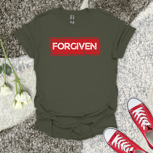 Forgiven Christian T-Shirt – Faith Graphic Tee