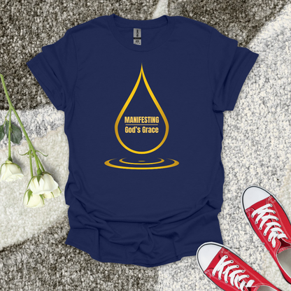 Manifesting God's grace - Christian T-Shirt – Faith Graphic Tee