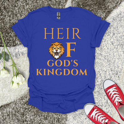 Heir of God's Kingdom - Christian T-Shirt – Faith Graphic Tee