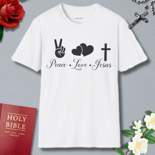 Peace Love Jesus T-shirt
